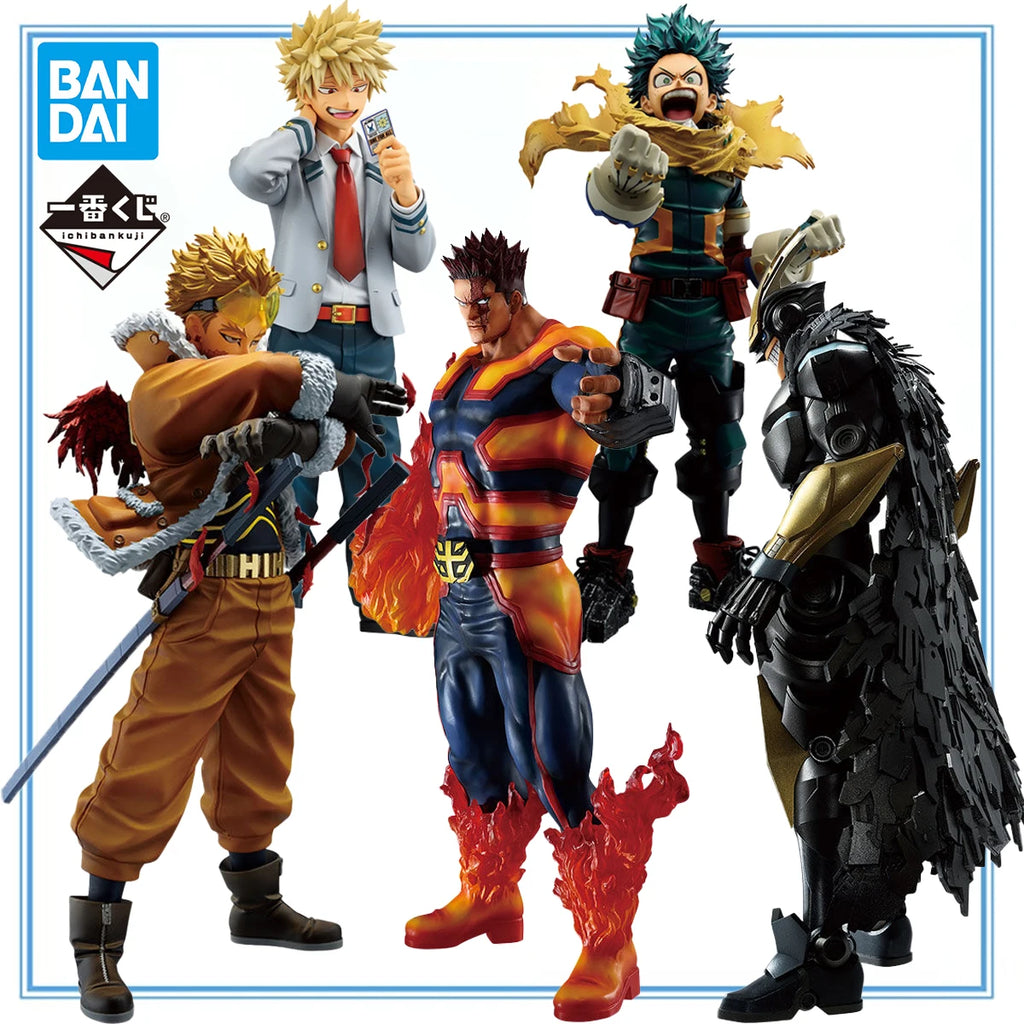 100 Original in Stock Bandai Spirits Ichiban Kuji  Masterlise Boku No Hero Academia Midoriya Izuku Bakugo Katsuki Endeavor Hawks