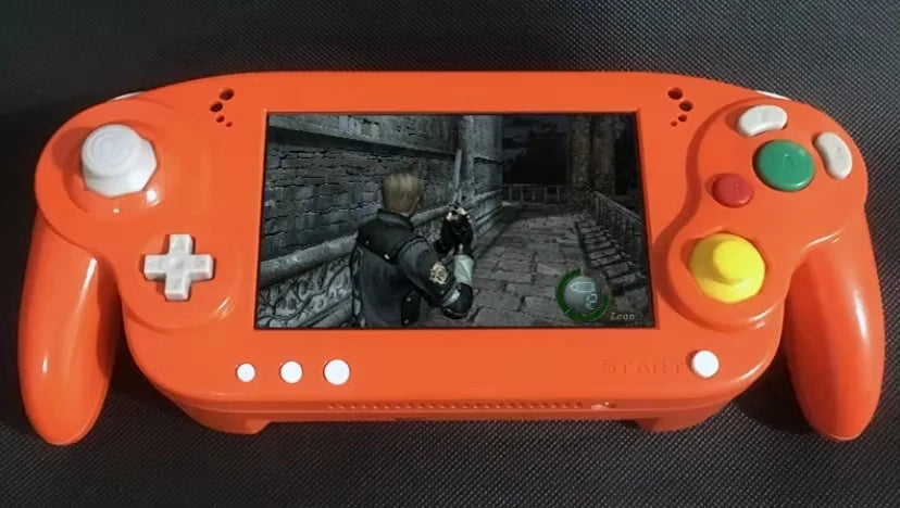 Hot selling original custom Wii/Gamecube portable handheld game console NGC 900 Ashida 5.0-inch IPS screen with charger in stock