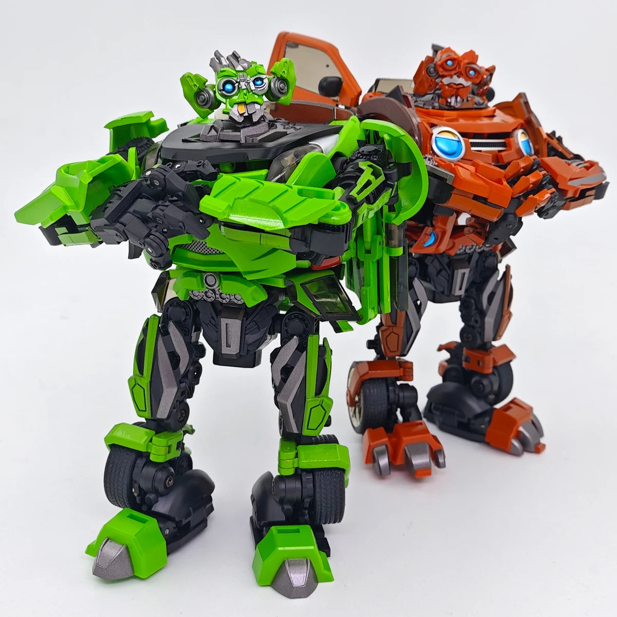 UT Transformation R-08 R08 Skids R07 R-08 Mudflap Dumber Twins 13cm Unique Toys Trax Alloy Action Figure Robot Toys