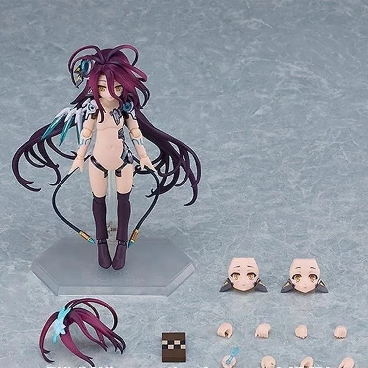 Figma 604 No Game No Life Zero Schwi Articulated PVC Action Figures Toys