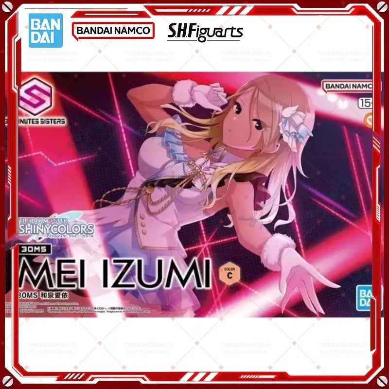 Bandai Original Package In shock SHF 30MS MINUTES SISTERS MEI IZUMI COLOR C Anniv Assembly Figure Model kit Anime full ActionToy
