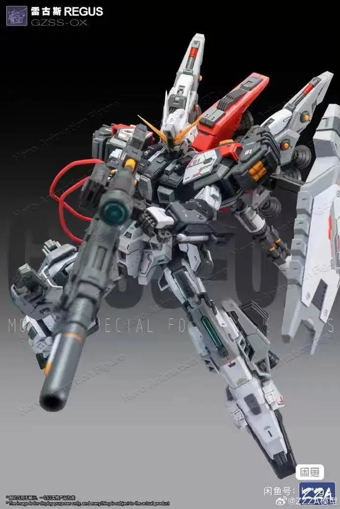 2026 ZZA Model Regus 1/100 Gzss-Ox01  Assembly Model Kits Plastic skeleton Anime Action Figure Robot Plastic Models Gifts Toys