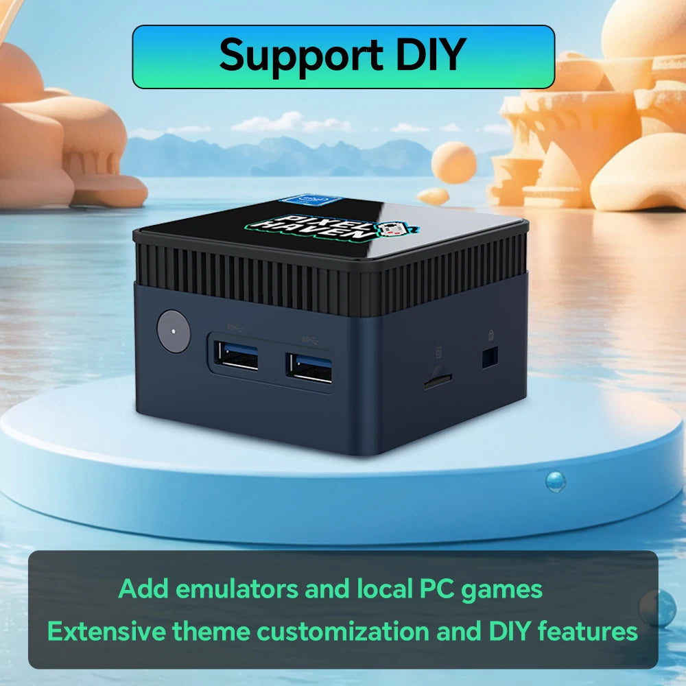JMachen Retro Video Game Console For N64/PS3/PS1/PSP/MAME/NDS/WIIU Portable Mini PC With 38252 Retro Game&48 Emulators Plug&Play
