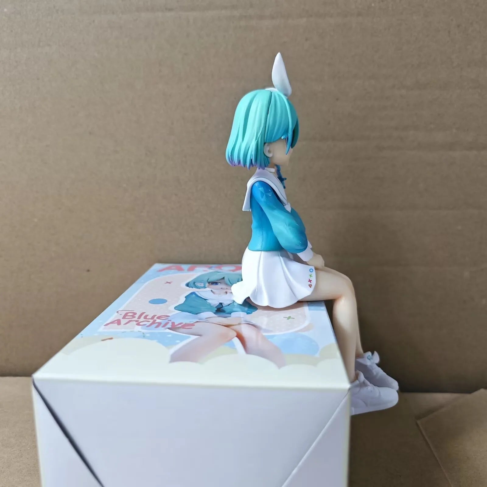 Anim117CM Anime Game Blue Archive Arona Figure Golden Head 1/7 Noodle Stopper Figure Model Toy Doll PVC