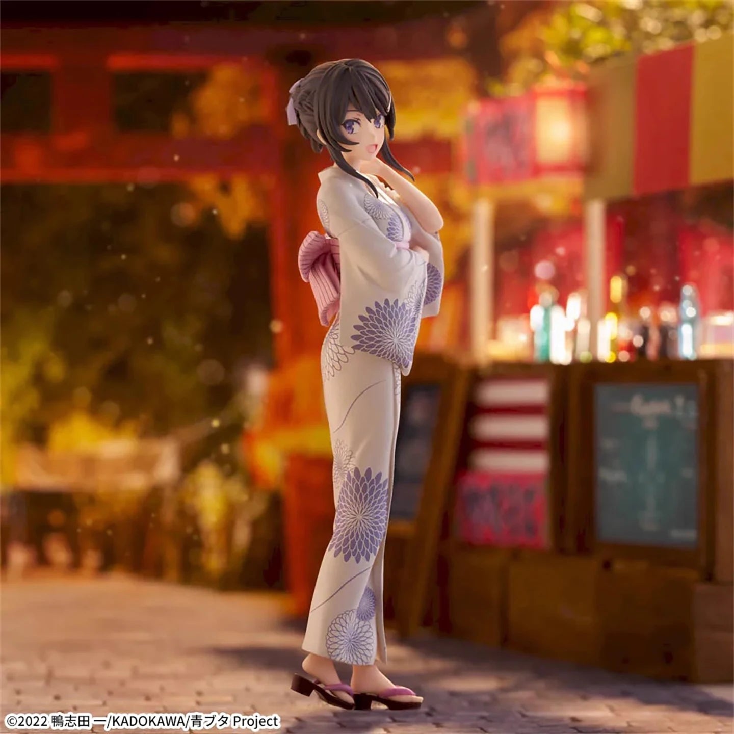 Genine in Stock SEGA Luminasta Youth Pig Head Youth Sakurajima Mai Yukata amine figure