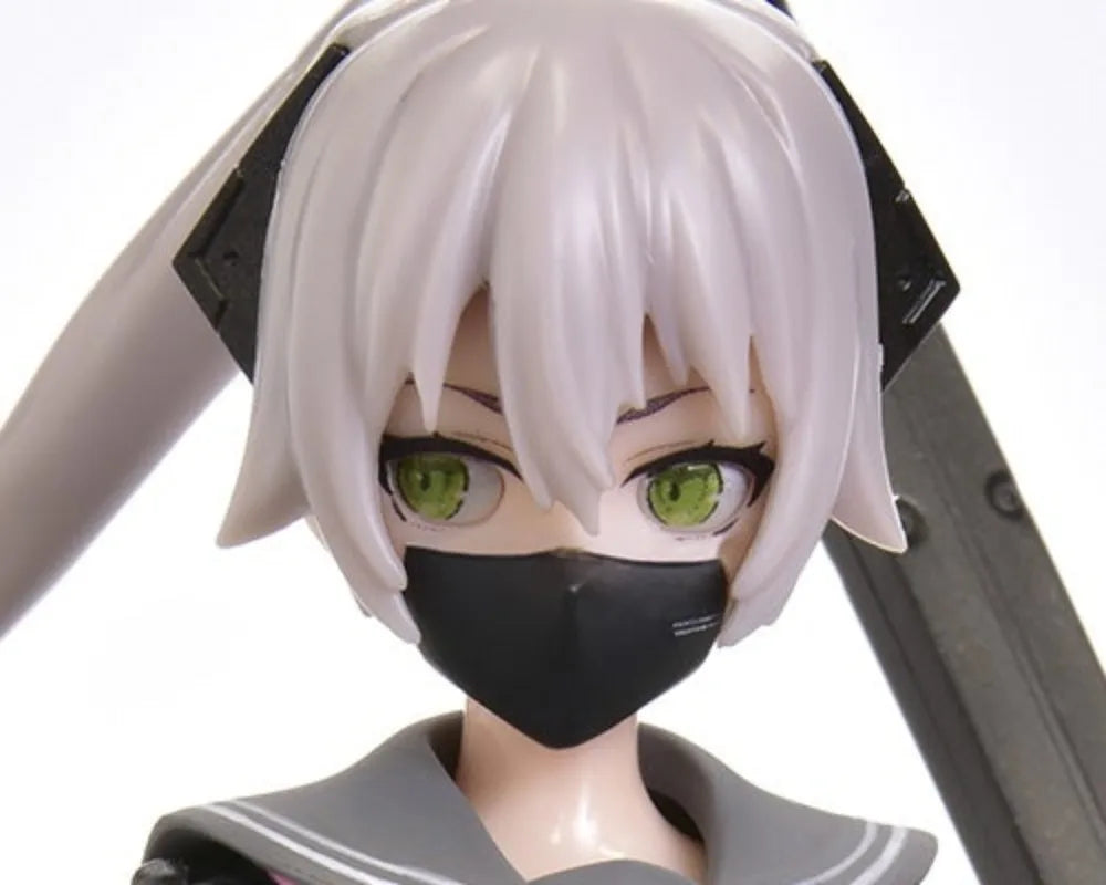 GSC Genuine PLAMAX Series Heavily Armed Girl Student I Early Mecha Girl Xi-III Samurai Ninja Action Figures Model Toys Gifts