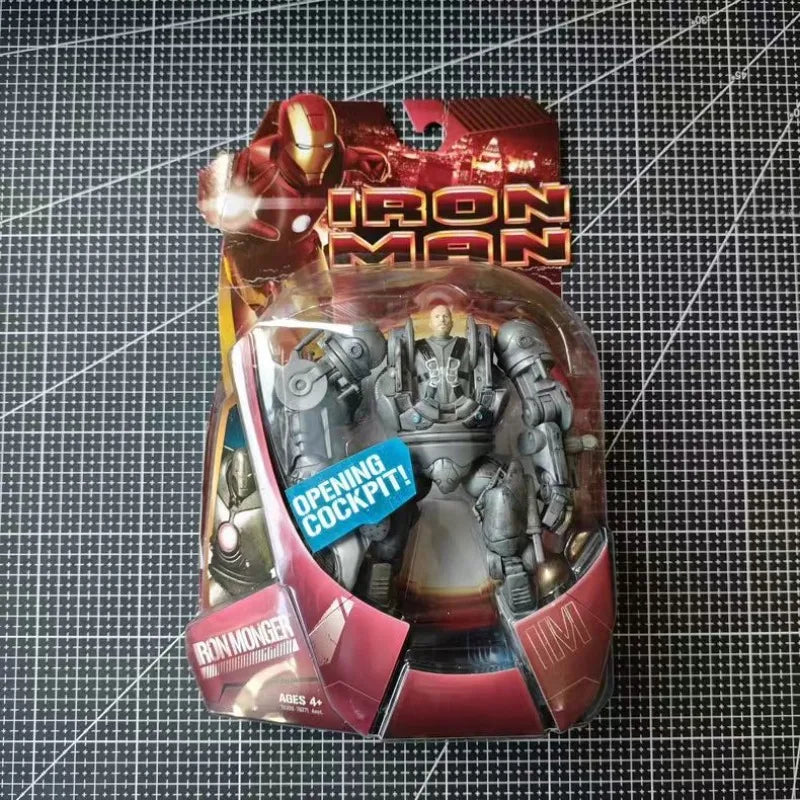 Original Hasbro MARVEL IRON MAN IRON MONGER Anime Figure Toy Collection Model