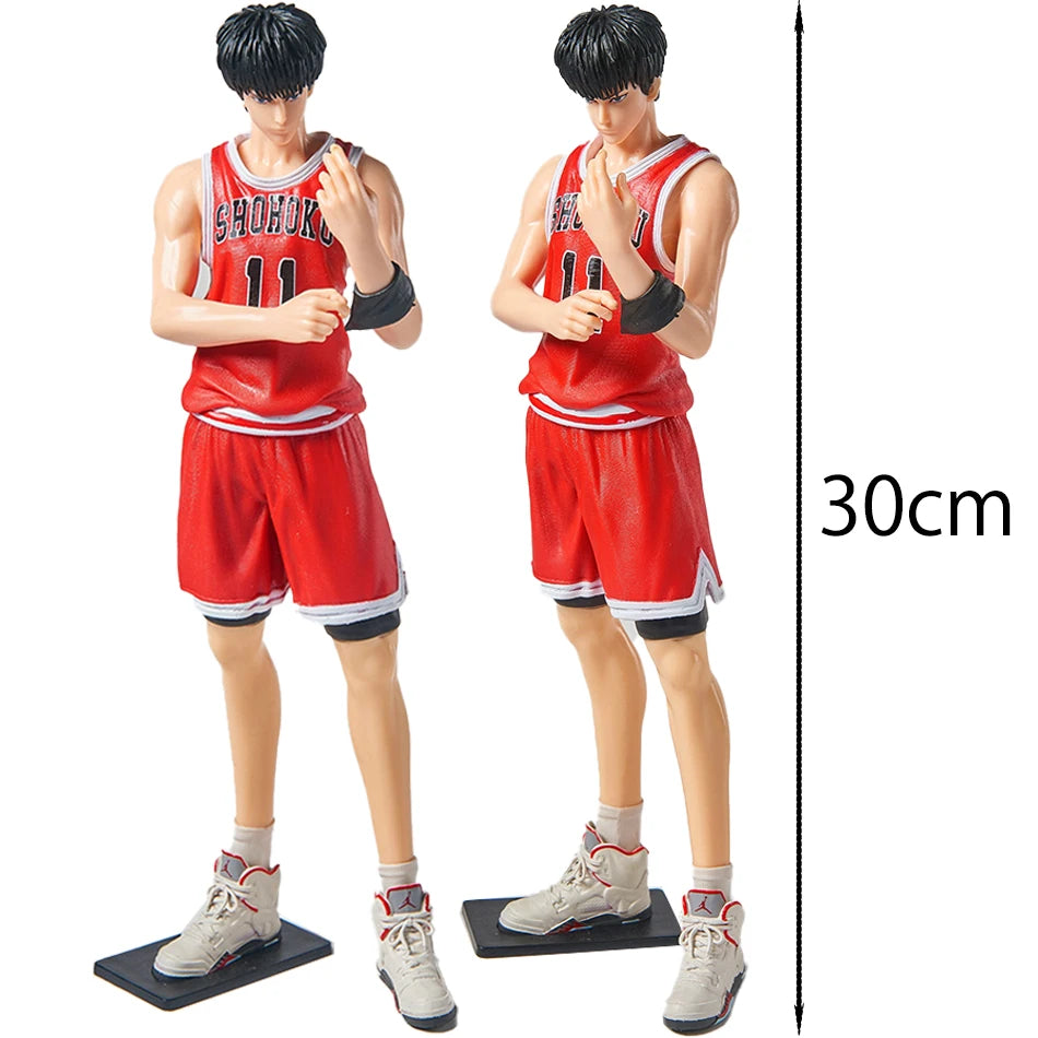 30cm in Stock Slam Dunk Action Figure Anime Sakuragi Hanamichi Hisashi Mitsui Ryota Miyagi Takenori Akagi Figuras Toy Model Gift