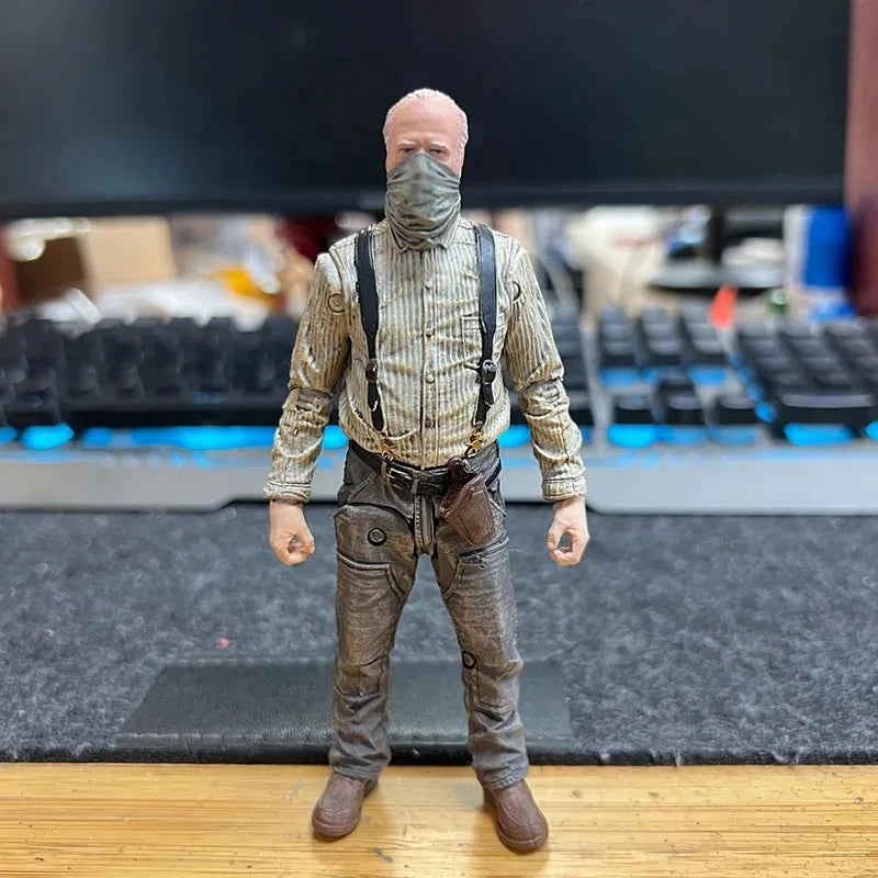 Genuine Bulk 5 Inch Action Figure Rick Grimes Morgan Jones Andrea Pvc Anime Model Collectible Toy