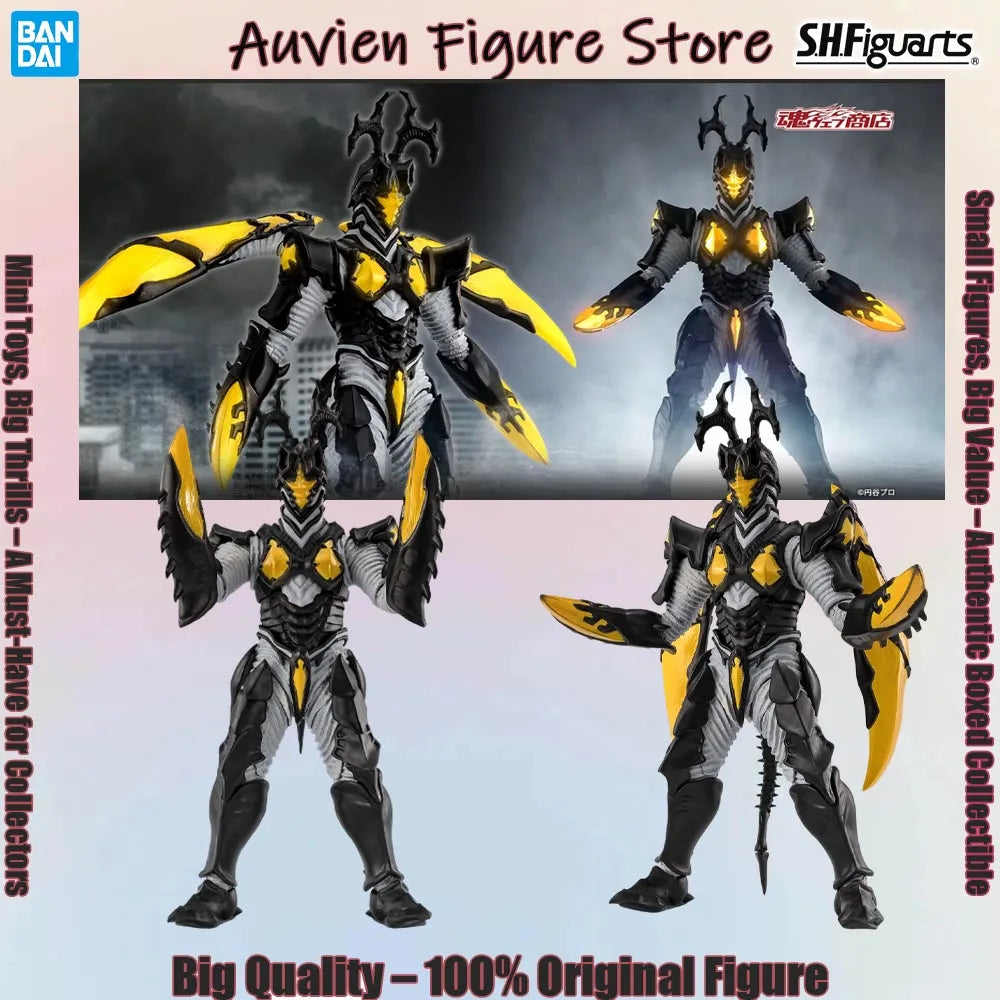 Officially Licensed Bandai Shfiguarts Hyper Zetton Figure Anime Ultraman Ginga S Crossroad Character Model