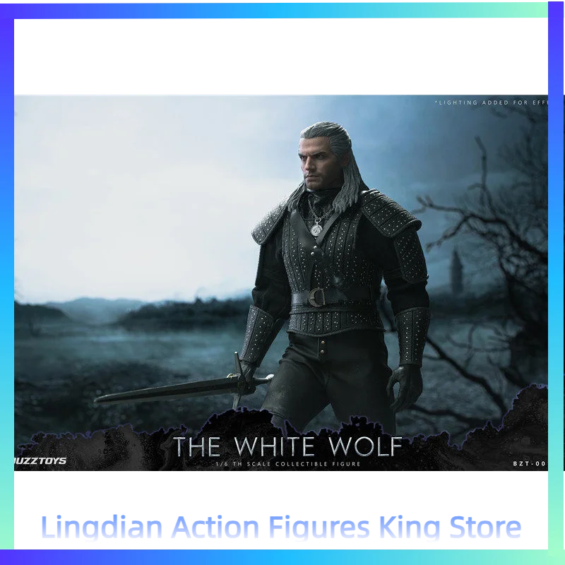 In Stock BUZZTOYS BUZ001 1/6 The White Wolf Witcher Wizard Animation Character Model Action Figure Toy Collection Gift