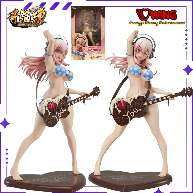 Thousand Value Practice Original WING SUPER SONICO Rock 'n' Roll  Valentine's Day Finished Doll Exquisite Model Handmade Toy