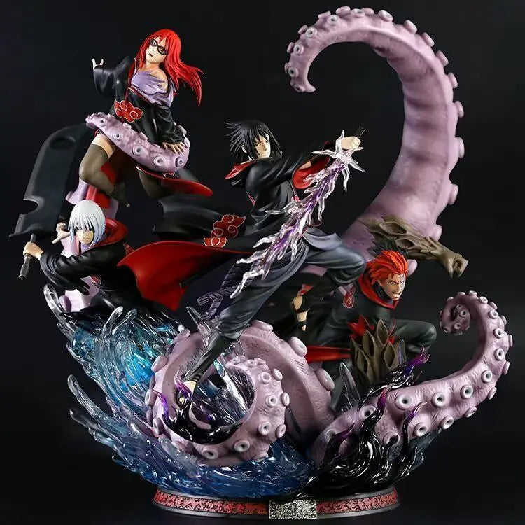 NARUTO Anime Figur Modell GK Uchiha Sasuke Actionfiguren 40CM PVC Statue Sammlung Toy Hawk Figma