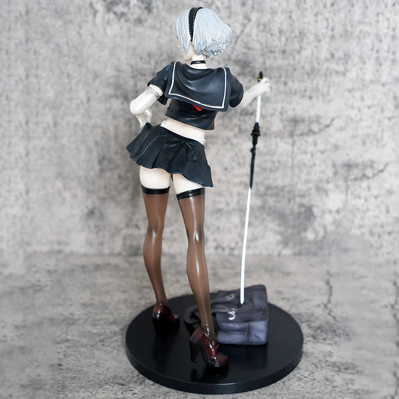 29cm Nier Automata Figure Game Yorha 2B Action Figuras Nierautomata Figurine Anime GK Statue Model Peripheral Gift for Children