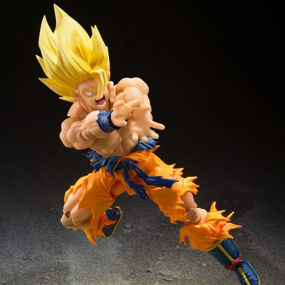 Anime Dragon Ball Z SHF Son Goku Articulated Action Figure Collectible Toys 17cm
