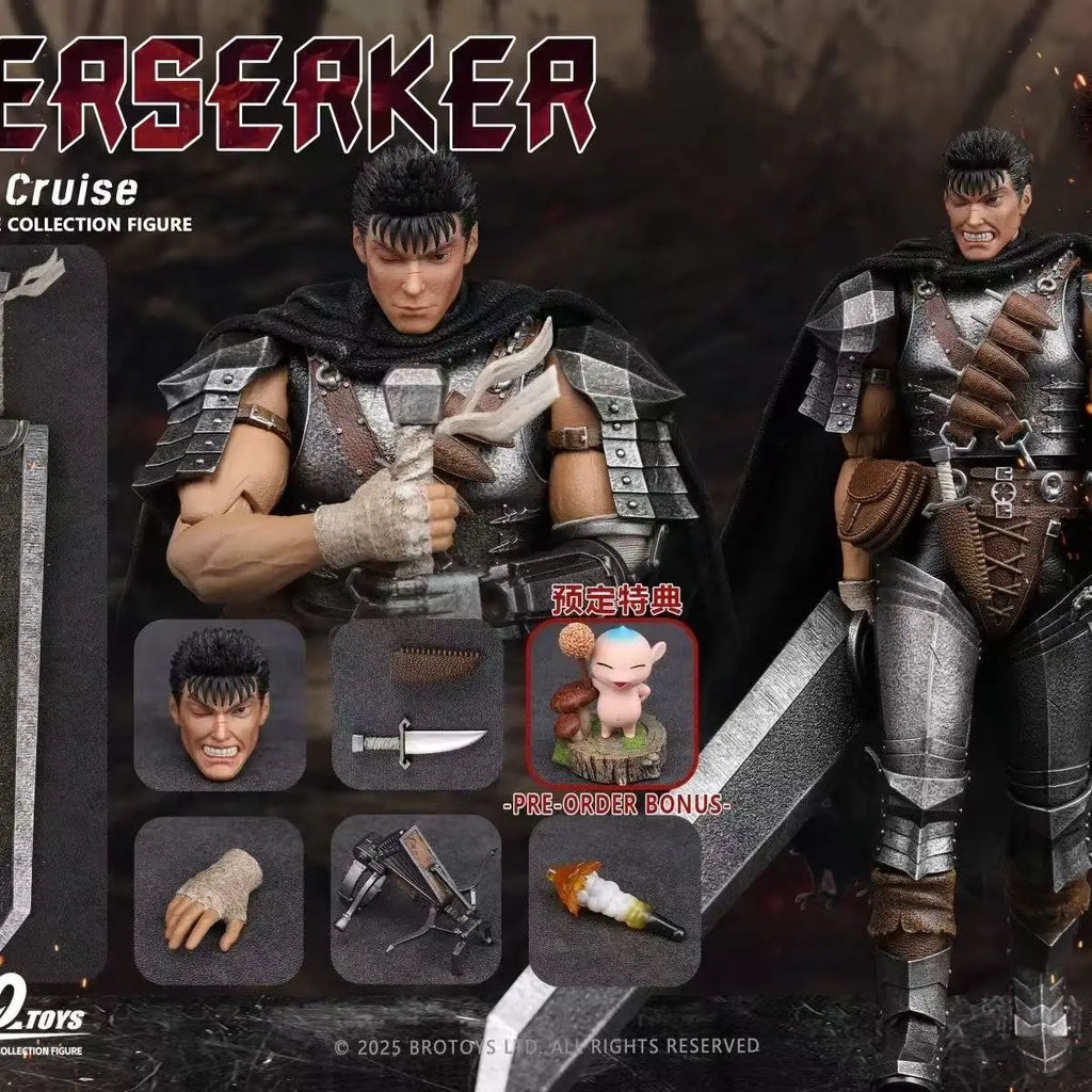 BROTOYS Original Sword Wind Legend Berserker Cruise Gus Gazi 1/12 Action Figure LR012 Model Toys Collection Gifts