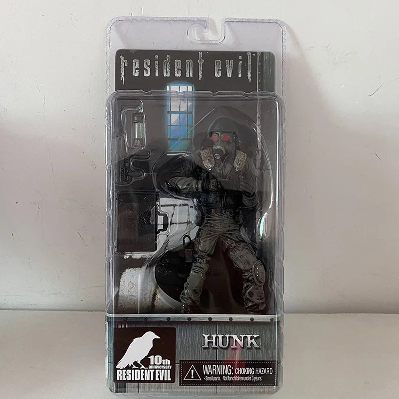 NECA Hunk Zombie Figur mit Hundelecker und Walker Chris Redfield Biohazard Executioner Majini Actionfigur Modellspielzeug