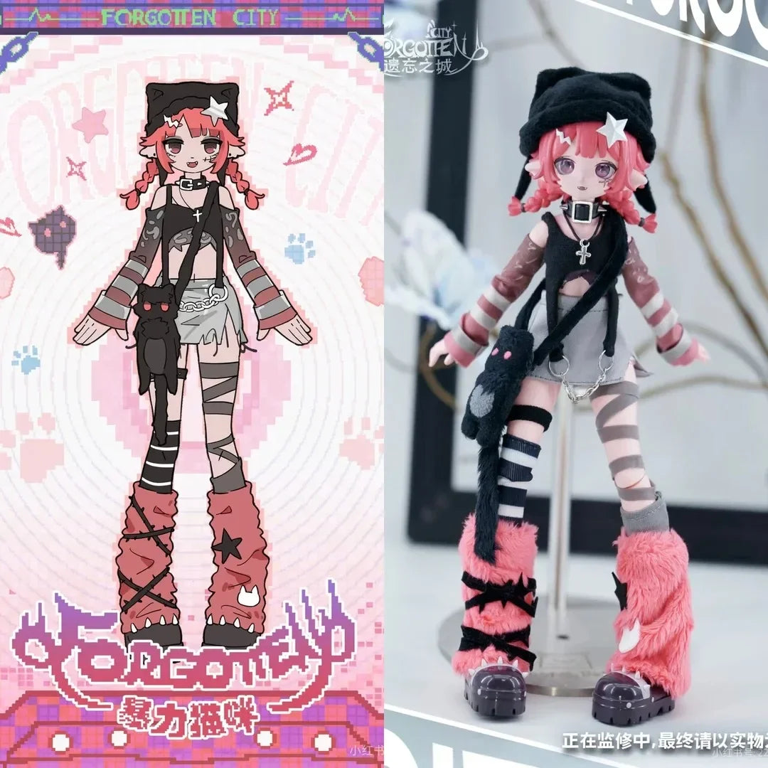 Forgotten City Series 1/8 Scale BJD Blind Box Mystery Box Caixa Caja Dolls Gift Desktop Ornament Anime Figure Toys