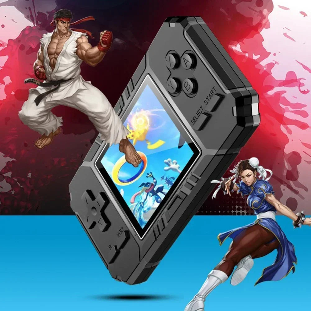 Portable Mini Handheld Game Console Retro Handheld Game Console 8-Bit 3.0 Inch Color LCD Game Player Built-in 520 Games