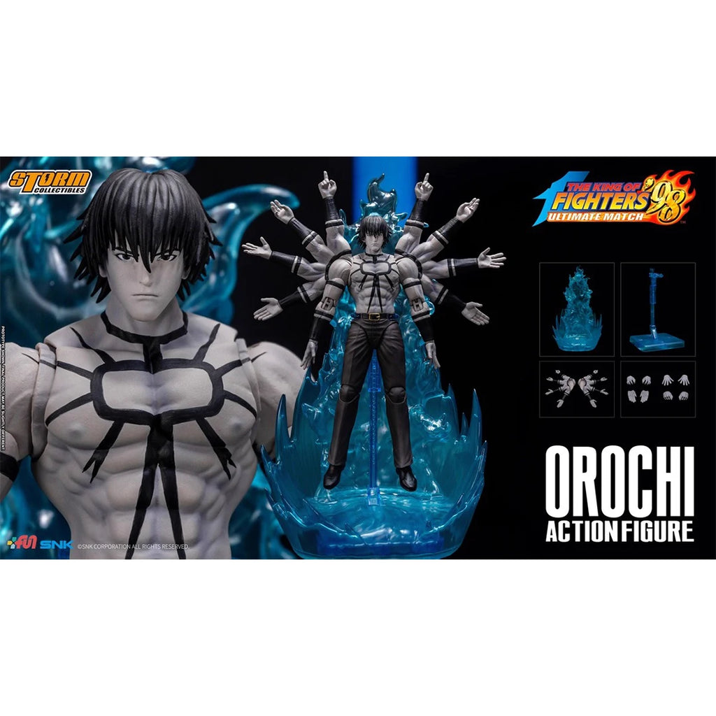 In Stock Genuine Anime Toys Storm Toys 1/12 Kof'98 Orochi Skkf04 Bk Yl Series Anime Games Movable Doll Figure Model Toy Boy Gift