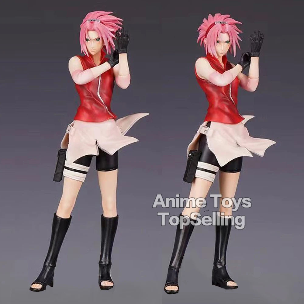 27.5cm NARUTO Figurine Haruno Sakura Figure PVC Hinata Statue Model Collectible Toys Gifts