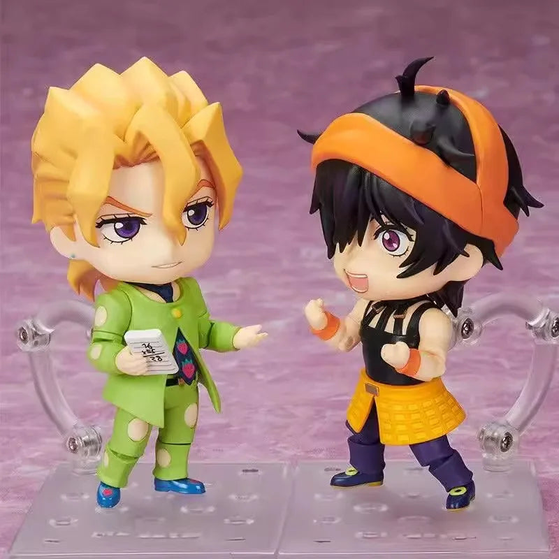 New 10CM Anime JoJo's Bizarre Adventure Ghirga Fugo Q Version Joint replaceable Action Figures PVC Model Desk Decor Toy Gifts