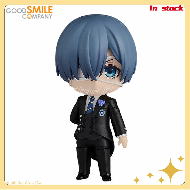 In Stock Original GSC Nendoron 2710 Black Butler Ciel Phantomhive Dormitory Animation Figures Model Collection Toys