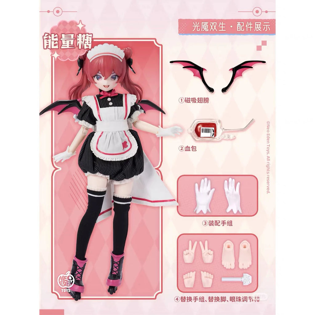 Light Nightmare Twin Series Blind Box Toys Mystery Box 1/6 Movable Mjd Pvc Anime Figure Surprise Gift Desktop Ornaments