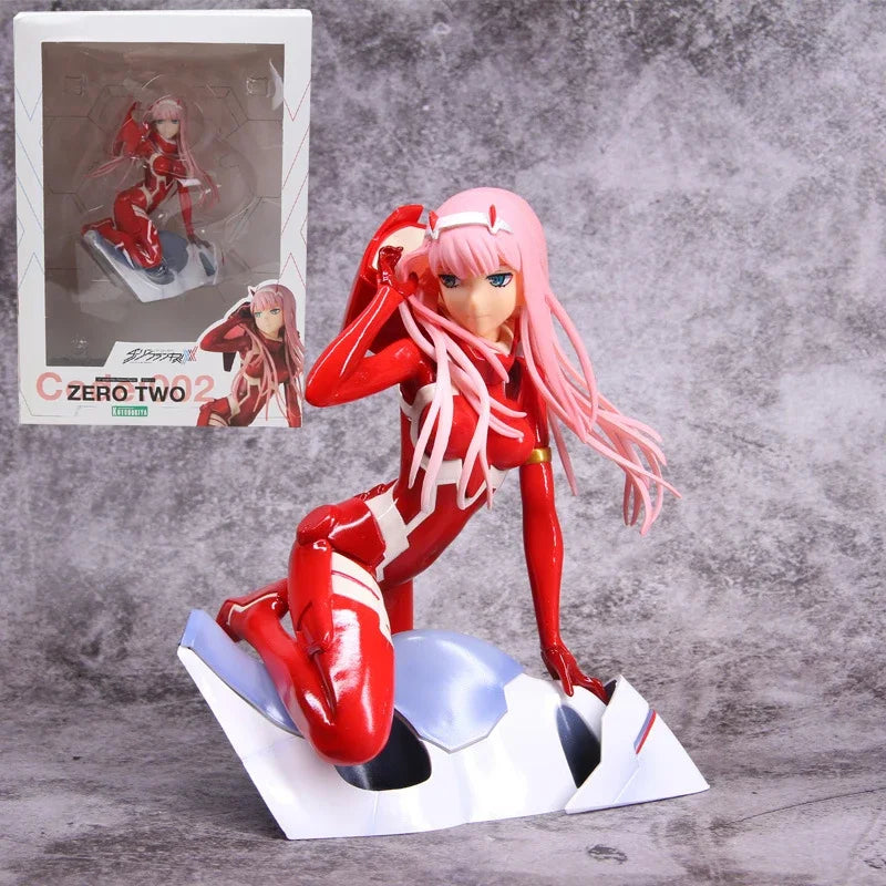 28cm DARLING in the FRANXX Zero Two 02 Sexy Anime Girl Figure Zero Two For My Darling Wedding Action Figure Collectible Doll Toy