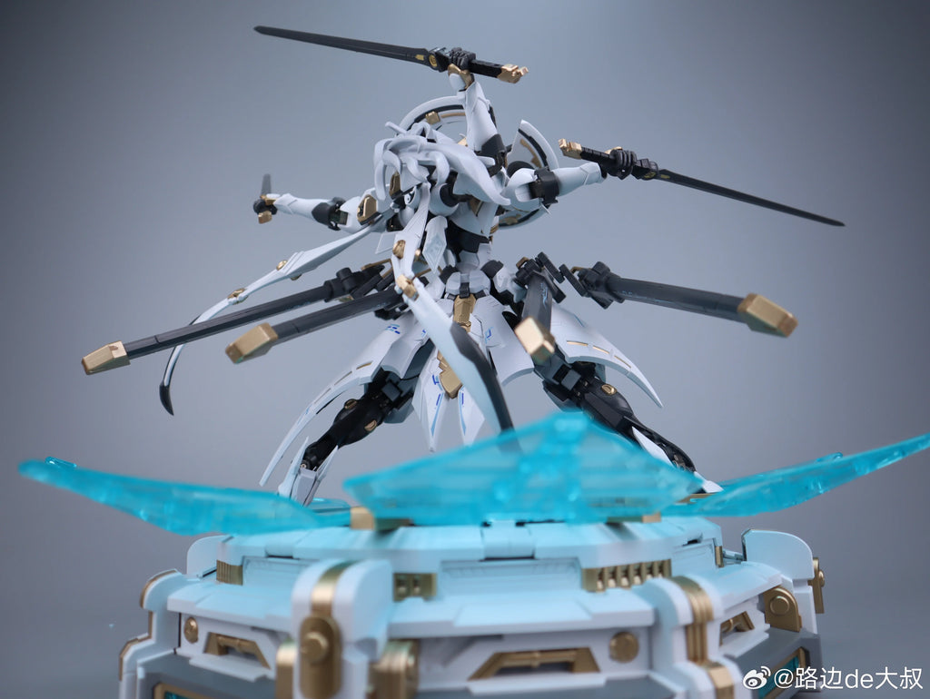 SUNDAY HOBBY Xiao Yao Zi Mechanical Gourd 1/100 22cm Alloy Skeleton Assembly Model With Collectible Robot Toy