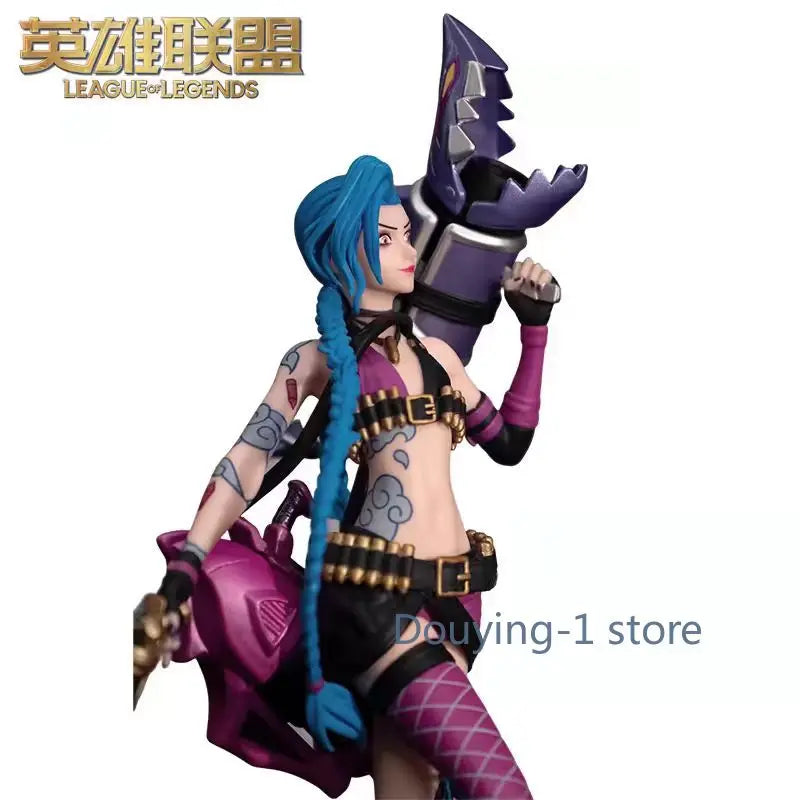 In stock League of Legends LOL CMGE joint limited edition - Jinx 3D model pen figurine ornament gaming peripheral.