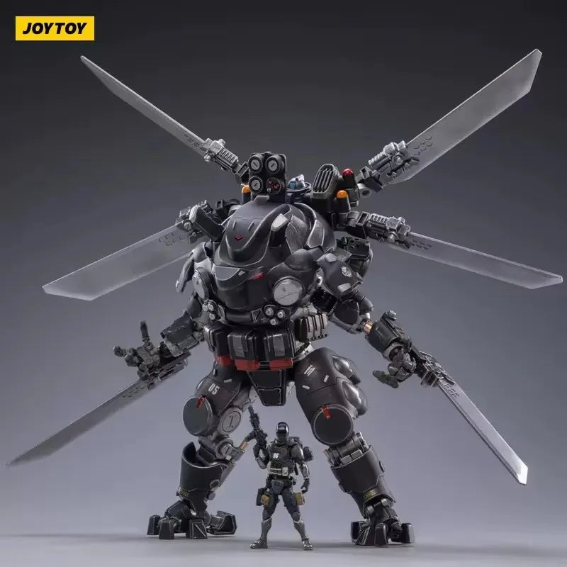 JOYTOY 1/25 God of War 86 Tiekui Dual Pilot  lron Wrecker Steel Bone Mecha Christmas Present Hobby Action Figures Model Toys
