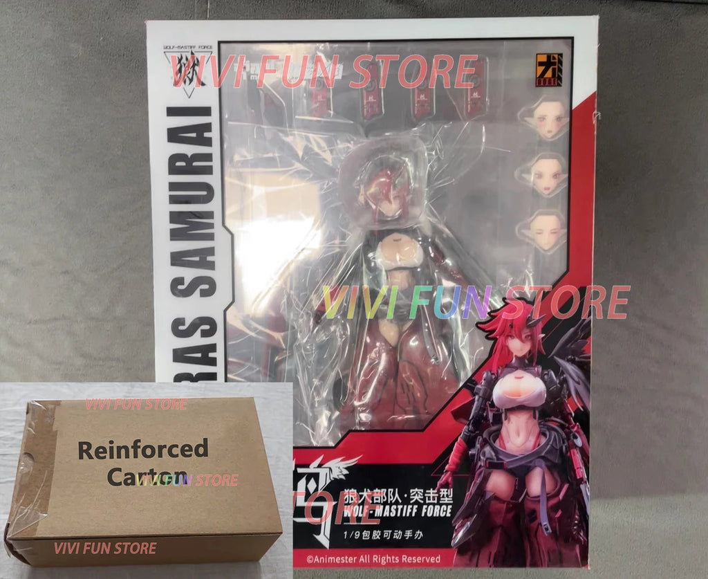 In Stock AniMester KARAS SAMURAI Model Toys 1/9 Nuclear Gold Reconstruction Soft rubber body Beautiful girl WOLF MASTIFF FORCE