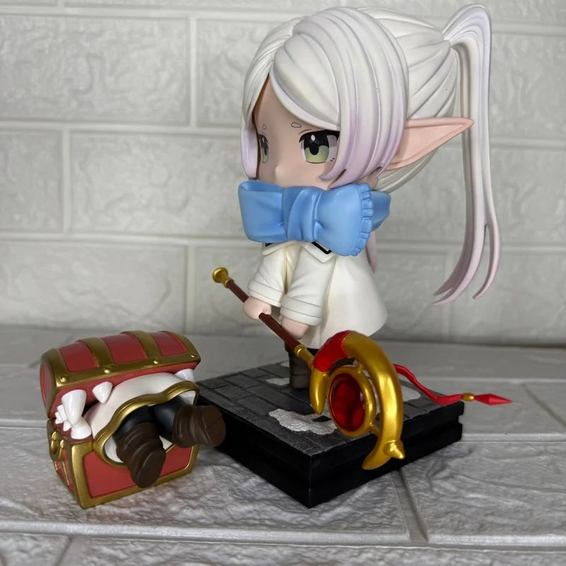 Stock Frieren Anime Domestic Luxury Version Fuirilin Anime Girl Statue Modell Boxed Sammlerspielzeug Hobbies Actionfiguren Geschenke