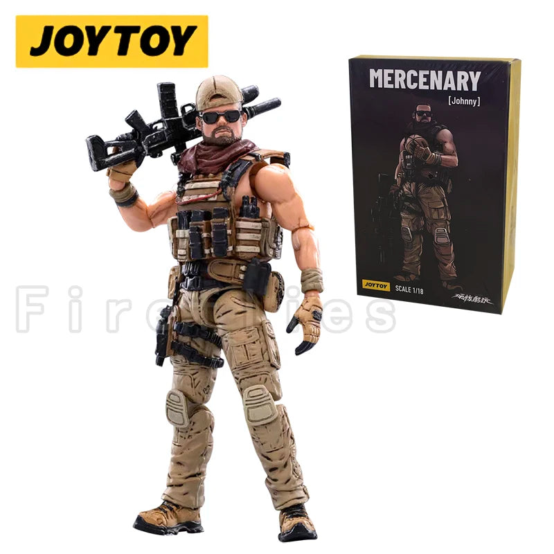 1/18 JOYTOY Action Figure (3PCS/SET) Hardcore Mercenary Trio Anime Collection Model Toy