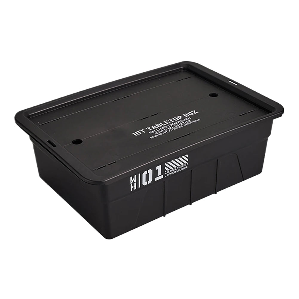 IGT One Unit Tea Tray Multifunctional Pots Bowls Plates Holder Basket Large Capacity Camping Storage Tea Tray for Outdoor Travel