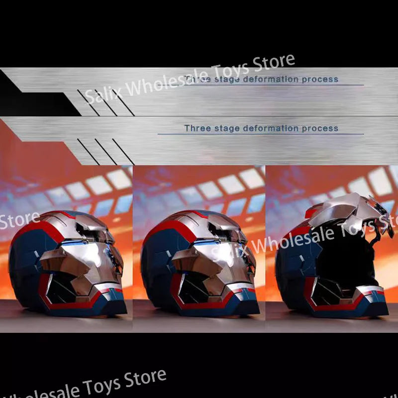 Iron Man Mk5 Helmet War 1:1 Machine Avengers Cosplay Electric Open Close Chinese English Voice Remote Control Gifts Customized