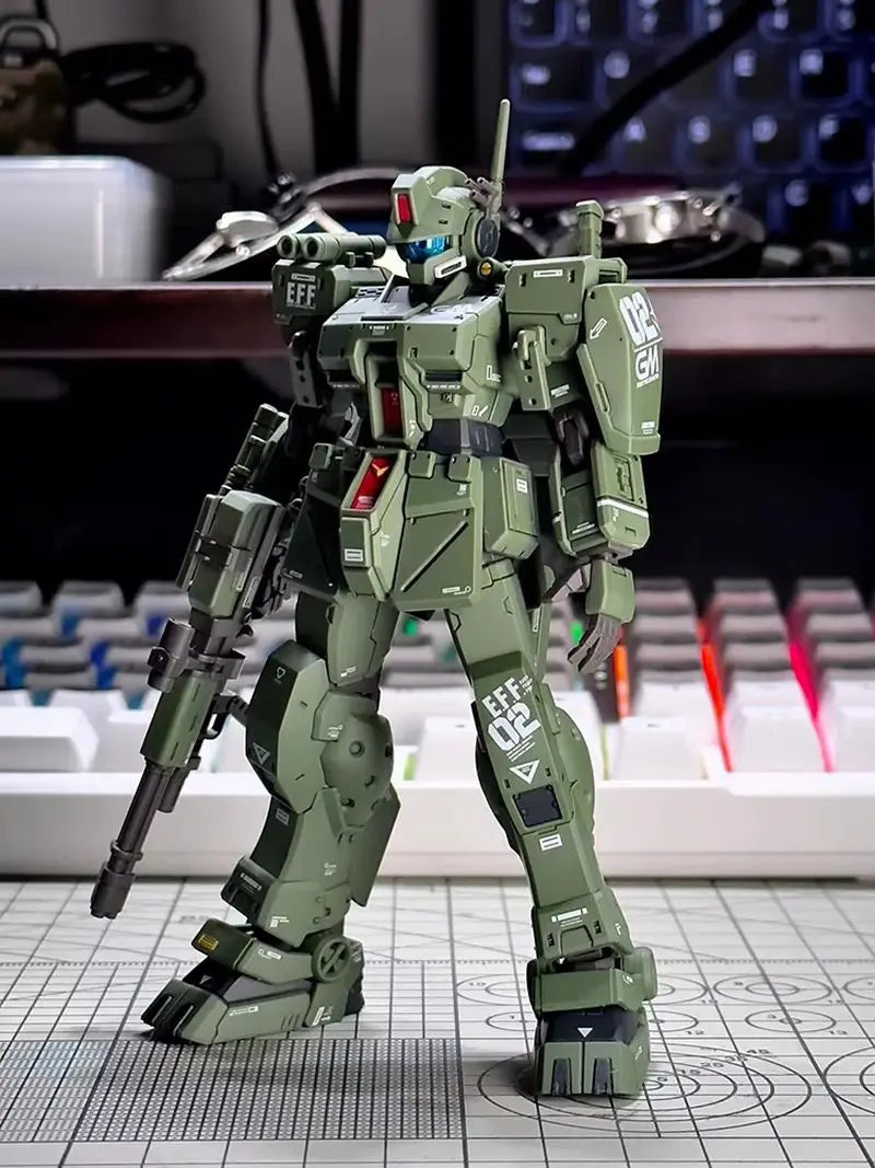 New XFS HG Rgm-79s Gm Spartan 1/144 Scale Assembly Model Kit Action Figure Decorative Plastic Hobby Doll Toy For Collection Gift