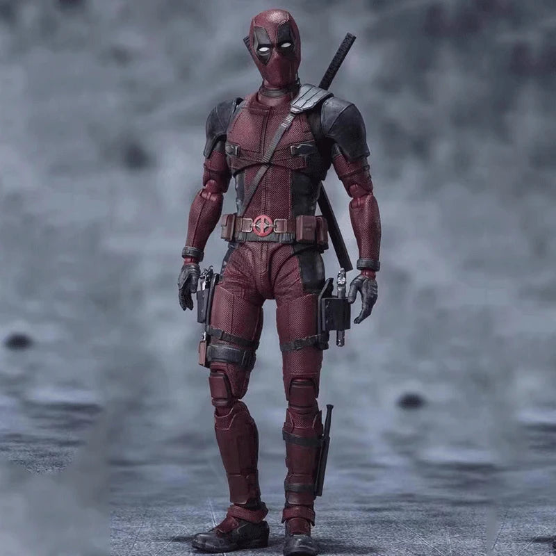 16cm SHF Deadpool 2 Action Figure PVC Superhero Collection Doll Movable Model Toys Joint Movable Dolls Kids Birthday Gift