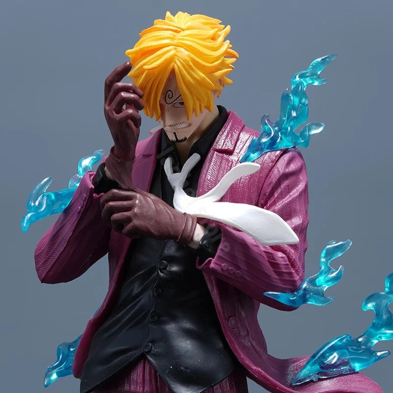 One Piece Figure Sanji Anime Figures VinSmoke Sanji Figurine Devil Foot Statue Pvc Model Collection Decor Toy Birthday Gift