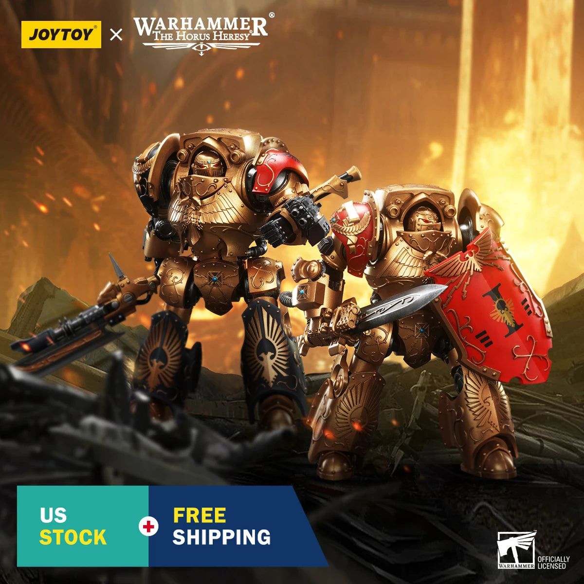 HiPlay JOYTOY Warhammer The Horus Heresy 1/18 Legio Custodes Contemptor Dreadnought JT00805 Action Figures JT00812