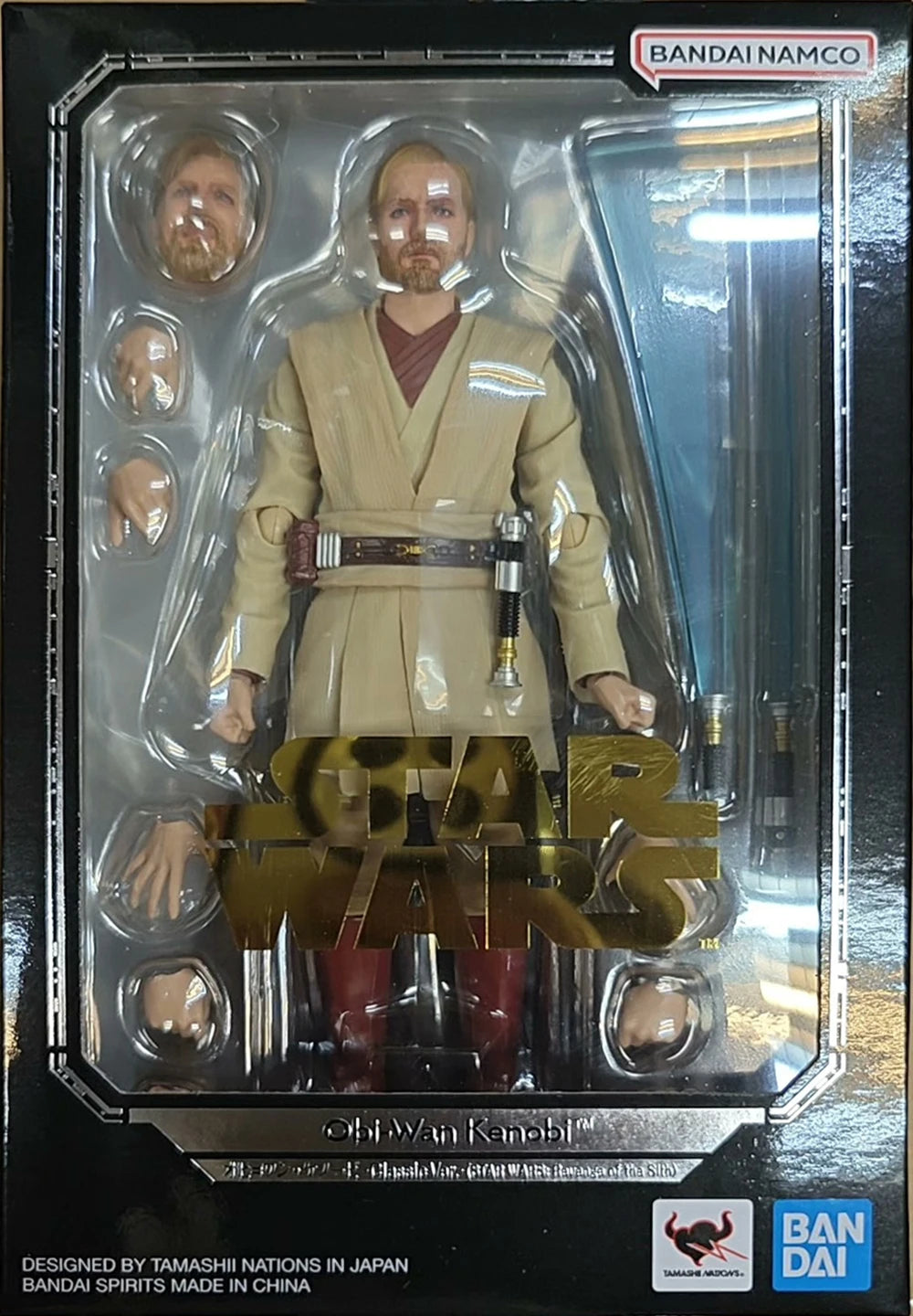 Bandai Officially Licensed STAR WARS Revenge of the Sith Obi Wan Kenobi Yoda A New Hope Ben Kenobi Premium Collectible Model