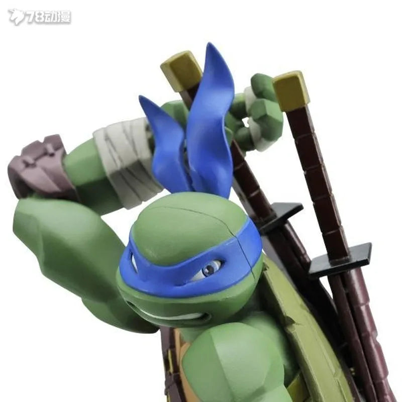 Kaiyodo Original Zolgear Teenage Mutant Ninja Turtles Leonardo Anime Figures Toys for Boys Christmas Gift Collectible Model