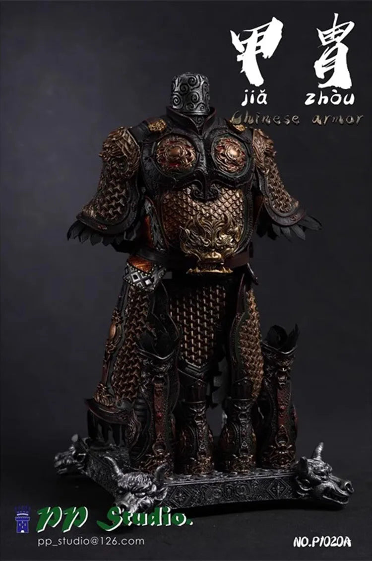 PP Studio P1020 1/6 Soldier Ancient Chinese Alloy Armor Set Model Toy Accessories Fit 12'' Action Figure Doll In Stock