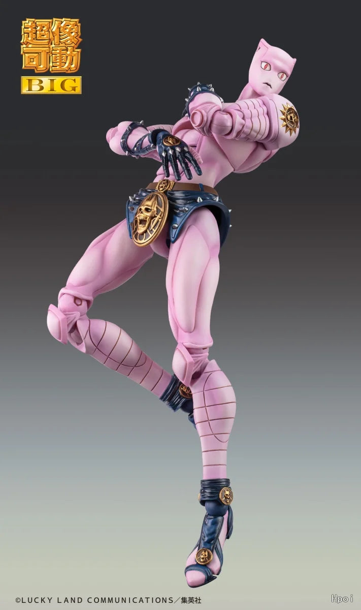 In Stock MEDICOS-E Super Action Statue BIG JoJo's Bizarre Adventure Part 4 Diamond Is Unbreakable Killer Queen Action Figure