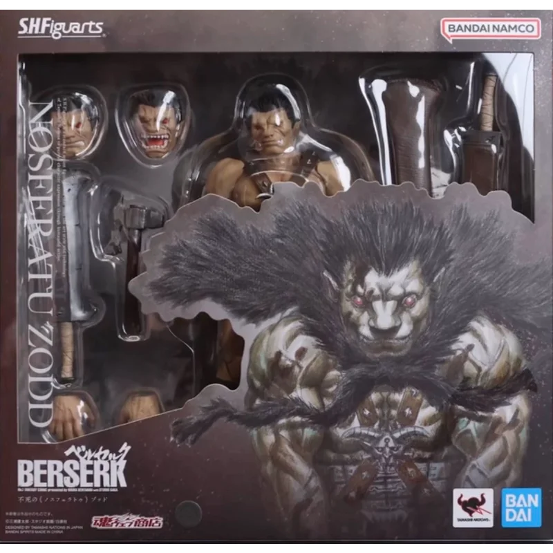 Bandai Original SHF S.H.Figuarts Berserk Casca Guts Schierke Isidro Zodd Action Anime Figure Model Toy Gift for Kid Desk Decor
