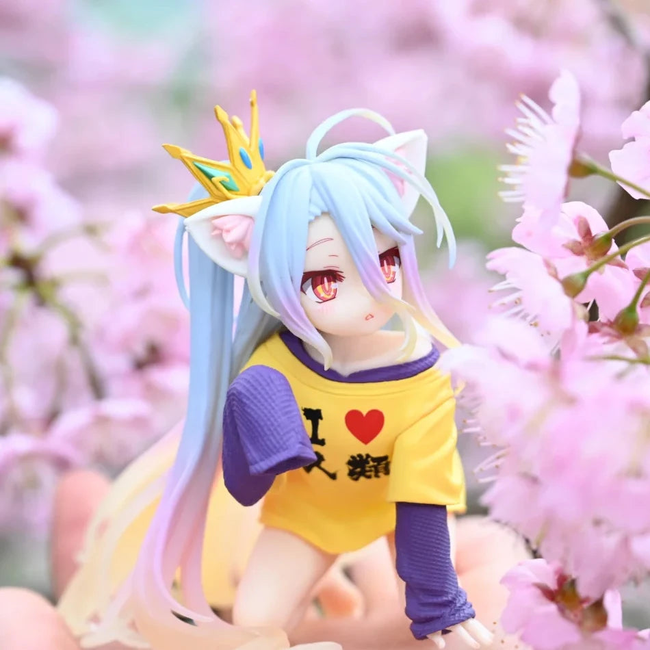 Hot Anime Figure NO GAME NO LIFE Action Figures Shiro Animation Figures Ornaments Collection Models Toys Gifts