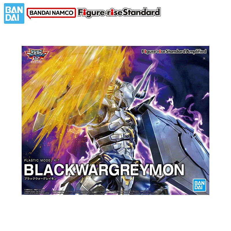 Bandai Original Genuine Figure Digimon Model Kit Figure-rise Standard Black War Greymon Collection Action Figure Model Toy Gifts