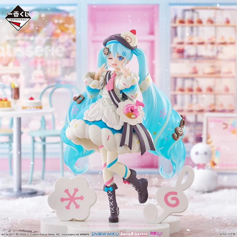 BANDAI Genuine Ichiban Kuji Hatsune Miku Anime SNOW MIKU ALL STARS 2026 Action Figure Toys Gift Collectible Model Ornaments