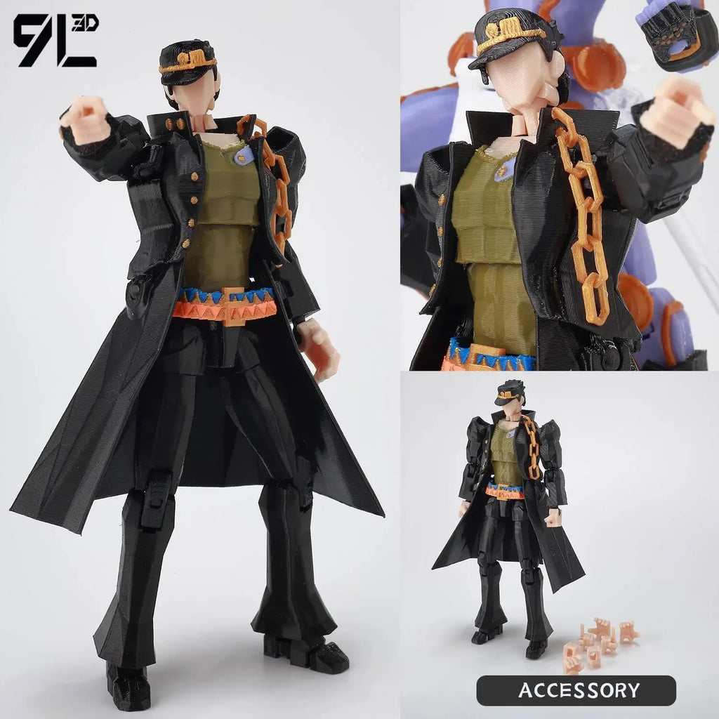 9L3D-gedruckte JoJo's Lucky 13 Dummy 13 Titan 13 T13 Mehrgelenkige Actionfiguren Sammlung Hobby Modell Ornamente Jungen Spielzeug Geschenke